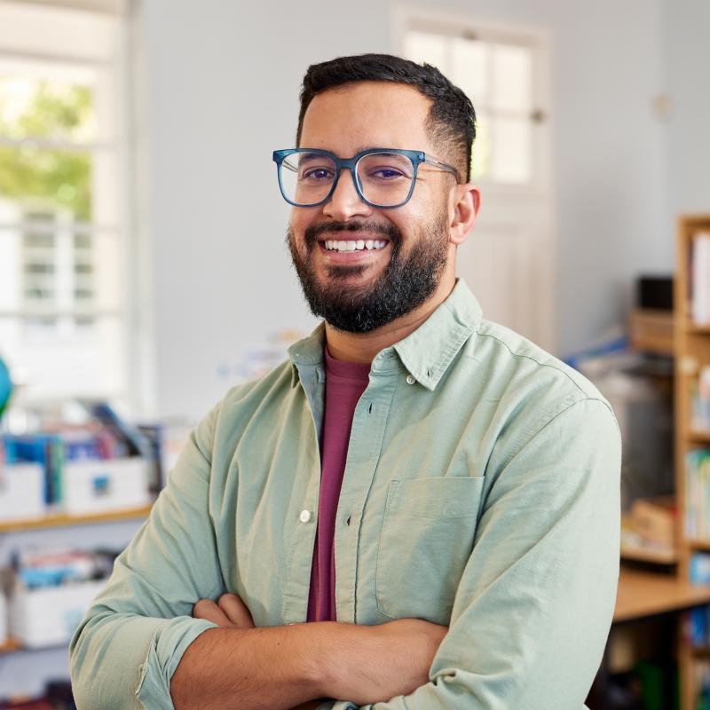 Smiling teacher photo